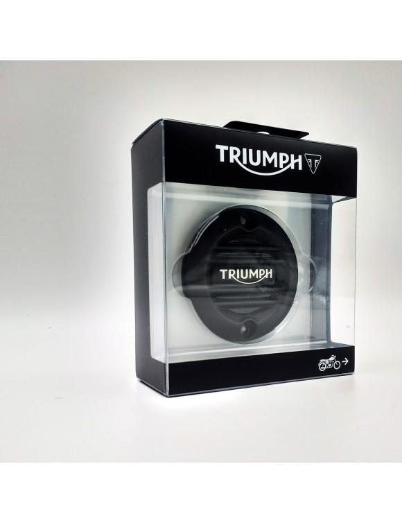 Original Triumph ACG-Emblem, dunkel geriffelt, A9610261 - 2 Original Triumph ACG-Emblem, dunkel geriffelt, A9610261 - 2