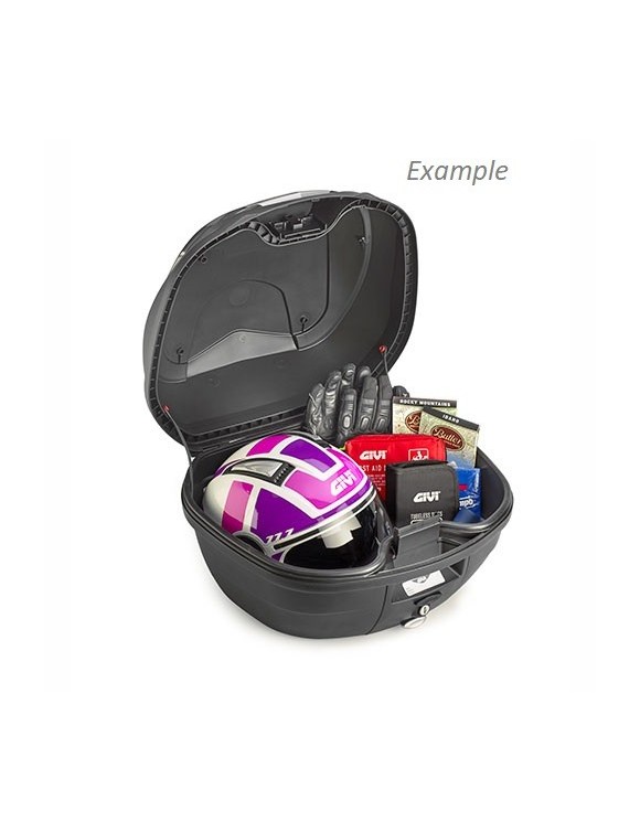 Kit scooter 36L moto/universel GIVI B360NT noir avec des réflecteurs fumés - 3
