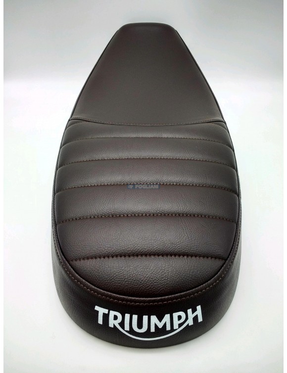 Sillón bajo asiento bajo el Triumph cuero marrón 1200 xc/xe - 4