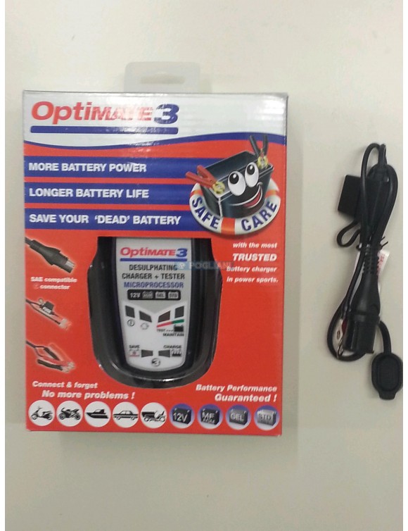 Master Easy Caricabatterie Intelligente 4,3 A – 6V/12V Per Batterie AGM, GEL, Al Piombo – Impermeabile IP65