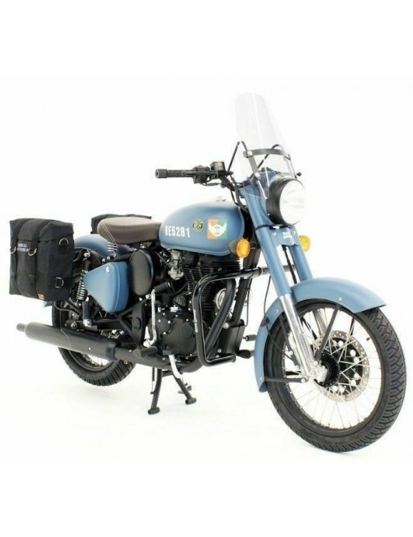 Pareja bolsas laterales y corchetes negros es 1990620/bl Royal Enfield Classic - 4