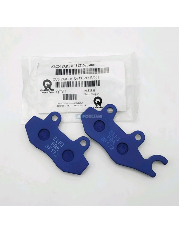 Paire plaquettes frein es Cadre frein QV3 350(2018)QS4312162U001 - 2