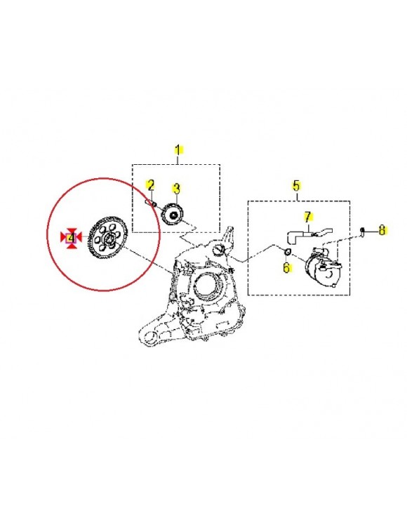 Cadre démarrage Gear 3/QV3 350(QS22069N000) - 3