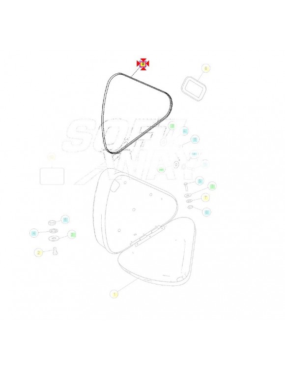 Junta caja herramientas 590998/B Royal Enfield Cassic 500/Bullet 500 - 3