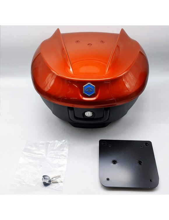 Kit bauletto 36l arancio originale cm323305 Piaggio Beverly 300-400 hpe ABS my21 - 2