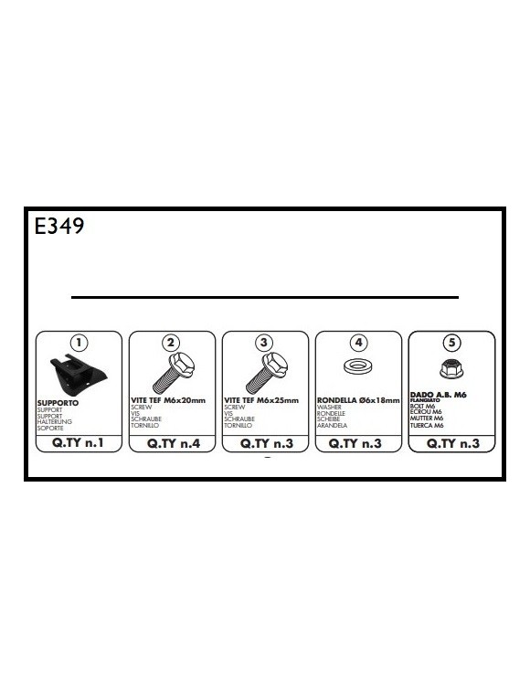 Complete 37L GIVI B37NT Top KIT + BEVERLY 125IE/300IE/350 portaequipajes - 3