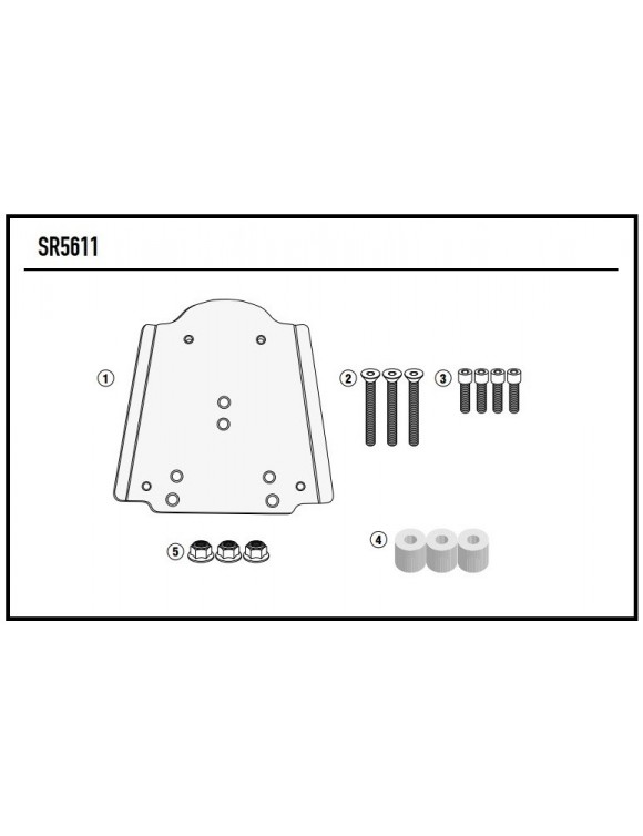 Kit completo 30L GIVI E300NT2 + PIAGGIO LIBERTY 50-125-150 PERRIENTES EQUIPAJE - 3