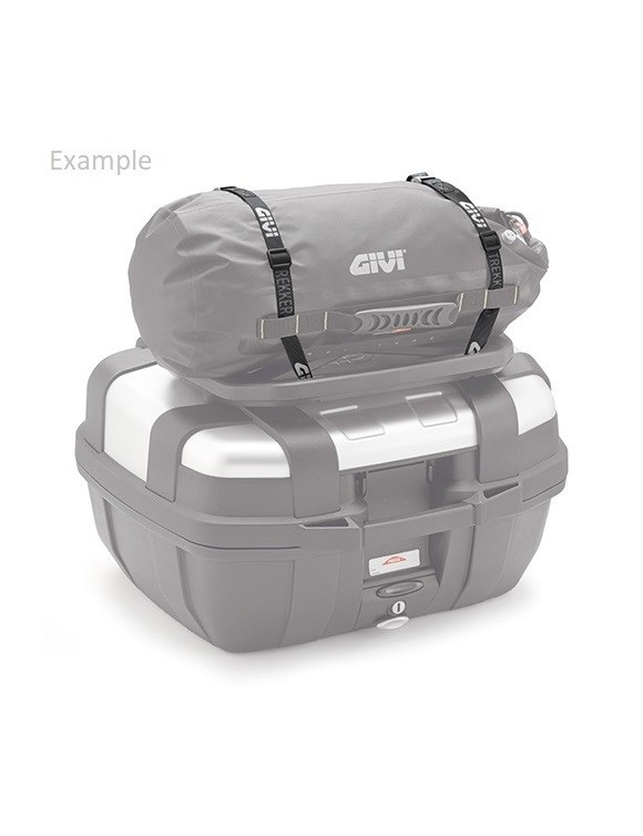 Bretelles couple 170cm GIVI S350 piste/sac arrière moto universelle - 4 Bretelles couple 170cm GIVI S350 piste/sac arrière moto universelle - 4