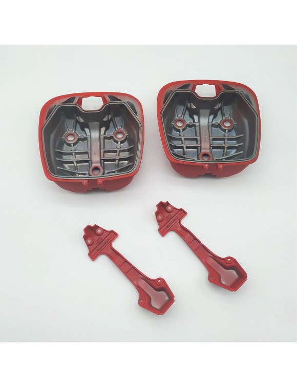 Kit coppia cover teste cilindro rosso originale Moto Guzzi v7 III 750 (606804m) - 3 Kit coppia cover teste cilindro rosso originale Moto Guzzi v7 III 750 (606804m) - 3