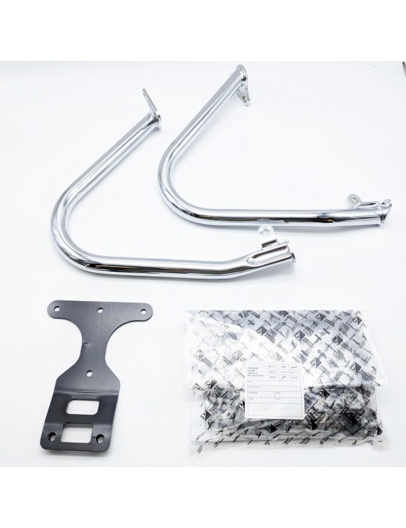 Kit paramotore tubolare 25mm cromato originale 2s001586 Moto Guzzi v7 special e5 - 3 Kit paramotore tubolare 25mm cromato originale 2s001586 Moto Guzzi v7 special e5 - 3