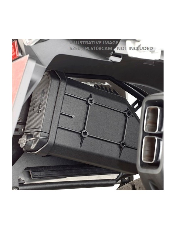 Kit ataque sujeción la caja herramientas GIVI S250 cerradura lateral PL5108CAM - 3