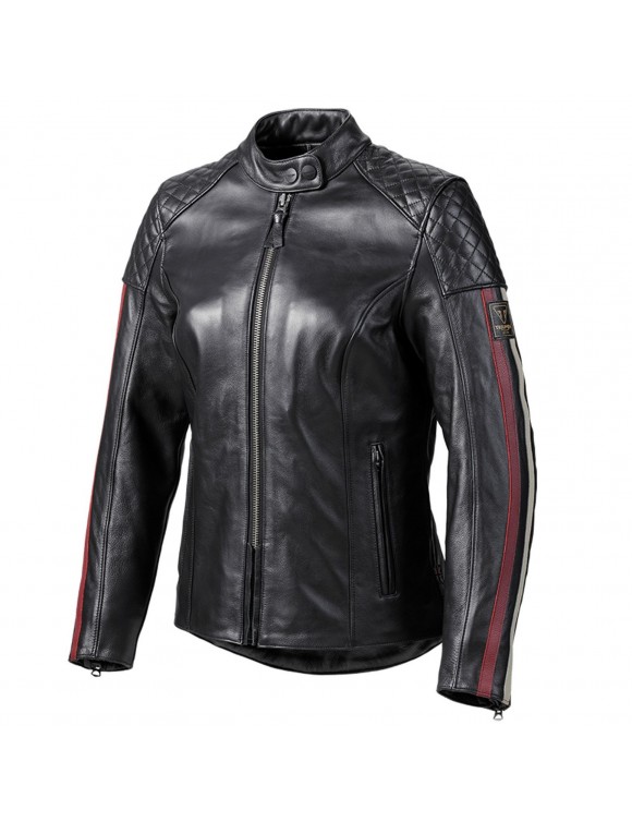 Blouson moto femme original Triumph Braddan Sport noir mlLS21105 - 2