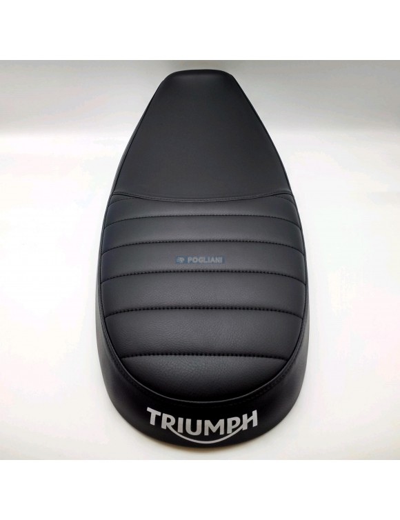 Selle moto baissée noire avec logo A9702000 Triumph Scrambler 1200 XC/XE - 3