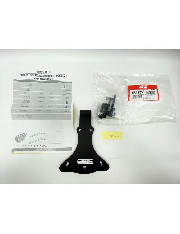 GIVI SR1455 Rückgriff auf Honda Sh125i Monolock Backet,1500i,300i - 5 GIVI SR1455 Rückgriff auf Honda Sh125i Monolock Backet,1500i,300i - 5