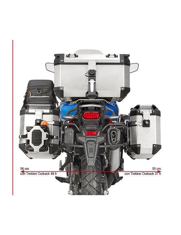 GIVI PL1161cam Affe Camside Trekker Outback Afrika Twin - 2