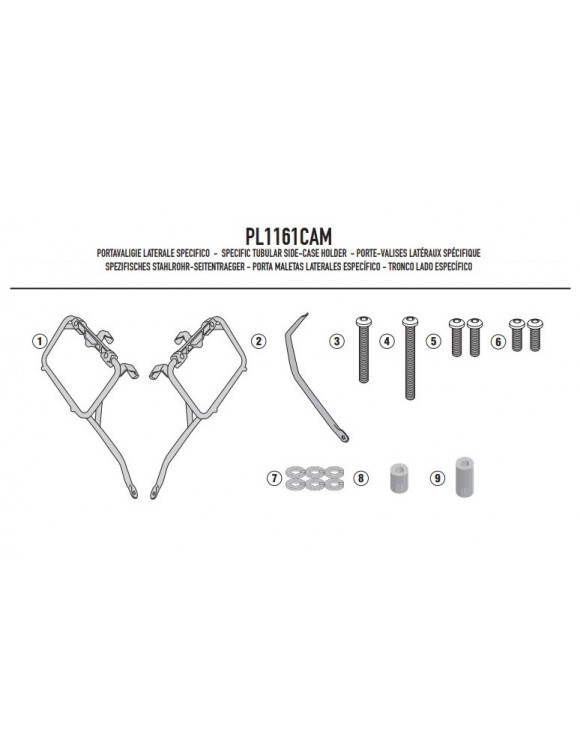 GIVI PL1161CAM Monkey CamSiTrekker Outback Afrique Twin - 3