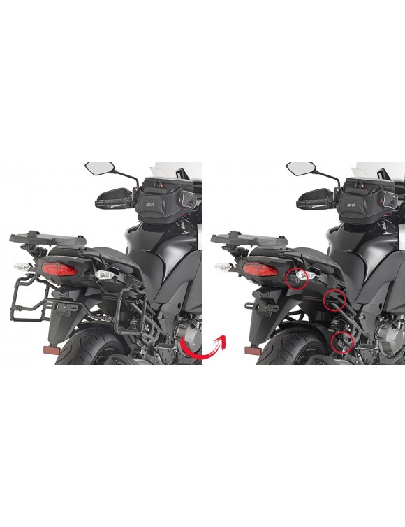 Givi Plr Side Holder Monkey Retrofit Kawasaki Versys Suitcases