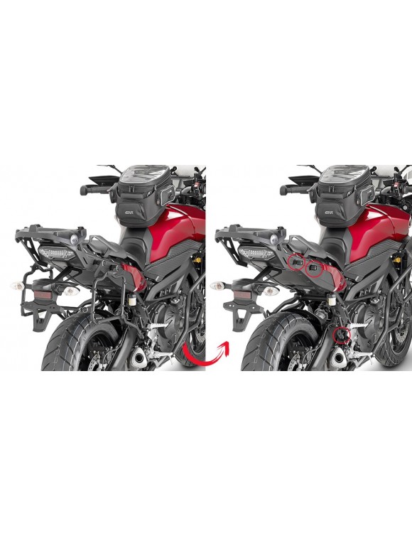 Paquet côté GIVI PLR2122 Déplacement rapiX Singe/Retro-Fit Stucases - 2 Paquet côté GIVI PLR2122 Déplacement rapiX Singe/Retro-Fit Stucases - 2