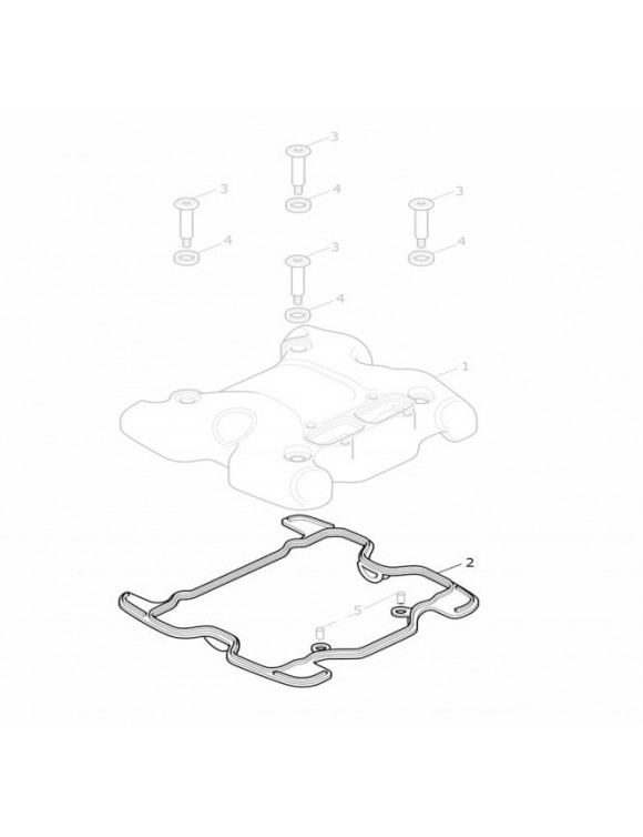 Guarnizione coperchio motore t1260587 T100/T120, Bobber, Street Twin, Thruxton rs, Speed Twin, Scrambler - 5