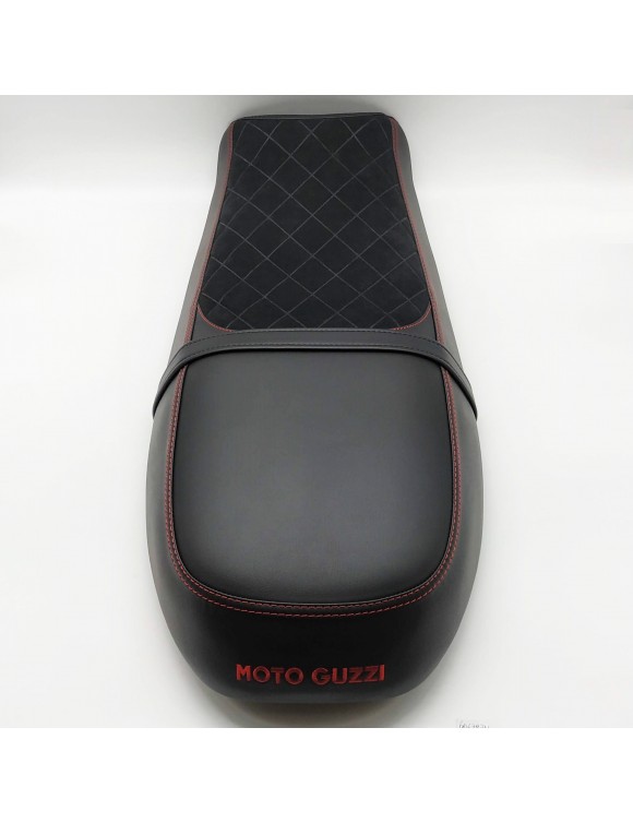 Saddle deportivo biposted Logo bordado Moto Guzzi V7 III 750 - 2