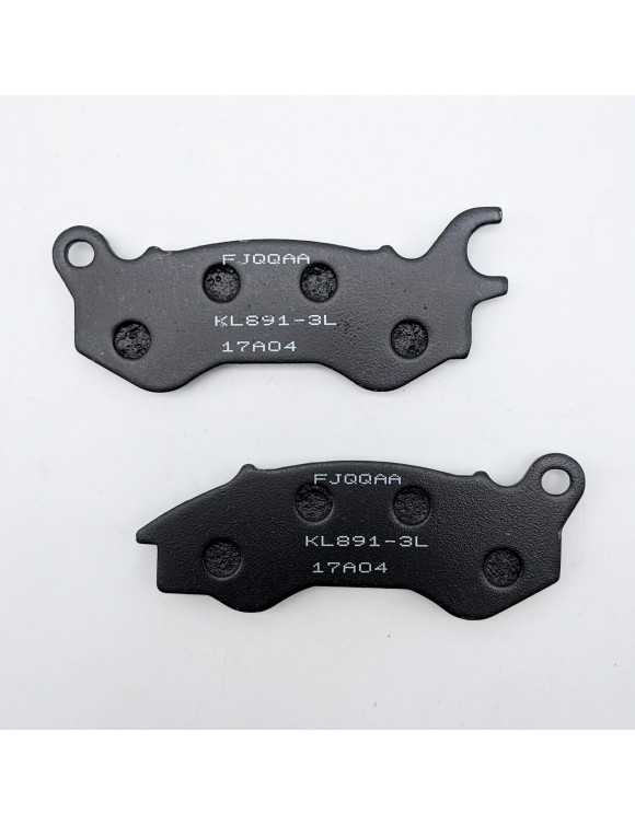 Pareja del frente CBS PADS FRENO QOODER OXYGEN BM63000T-CLR-1 - 2
