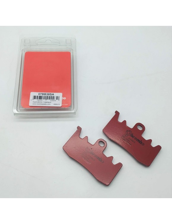 Juego de pastillas de freno delanteras sinterizadas Brembo 07bb38sa - 2 Juego de pastillas de freno delanteras sinterizadas Brembo 07bb38sa - 2