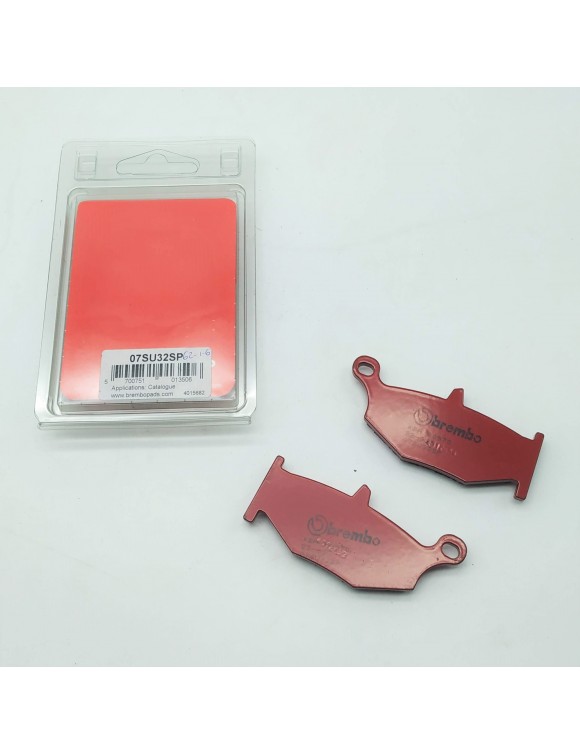 Pastillas freno trasero sinterizadas set brembo 07su32sp suzuki - 2