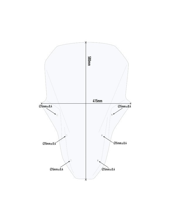 GIVI Transparent Fairing D1178ST Honda CRF1100L Afrika Twin Adv Sport(ab 2020) - 2