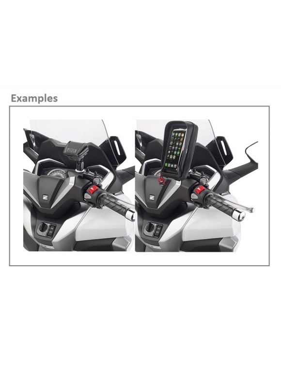Kit supporto GIVI s904b per porta device su vaschetta olio freni/frizione moto - 4