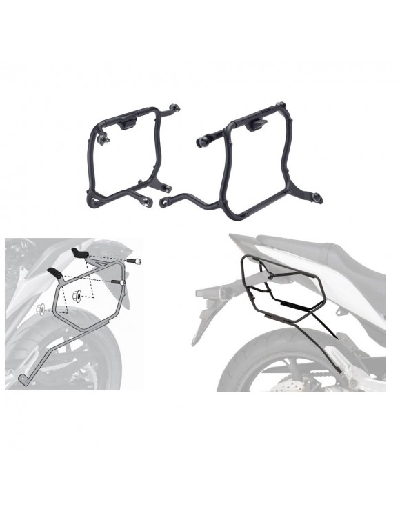 GIVI TE1111 Marcos laterales fijar HONDA NC700X/NC750S Bolsas(12-15) - 2
