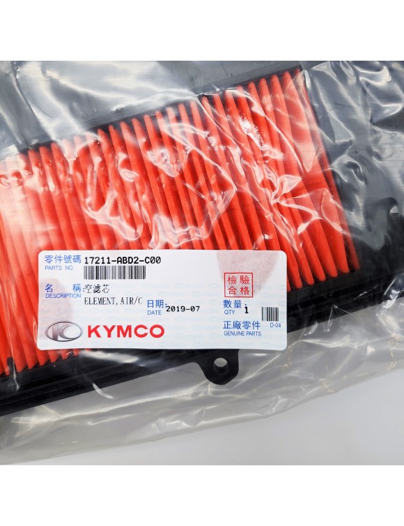 Kit filtre à air,rouleaux,bougie d'étincelle orginale PRA300 KYMCO Agility 300 - 3