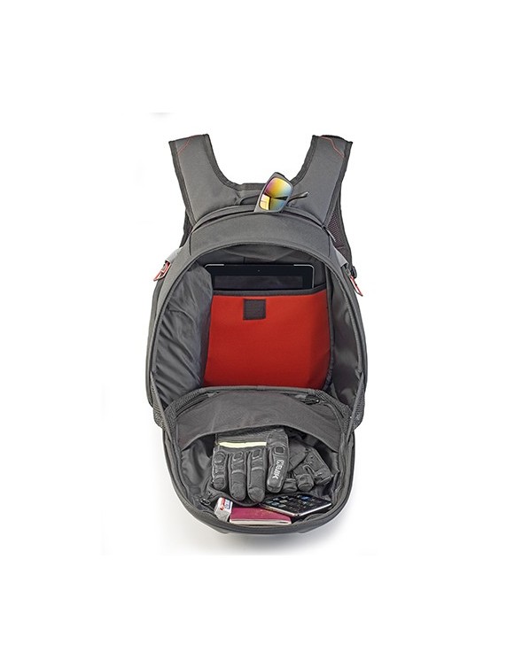 Mochila deportiva moto 22L Termoformado negro Givi ST606 Verano/Invierno - 6