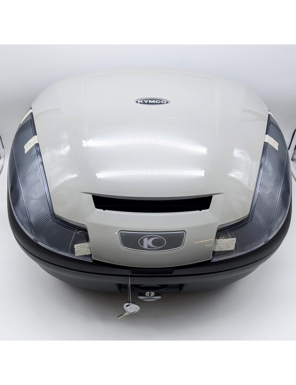 Kit bauletto 47l e cover grigio lucido originale Kymco Agility 300 e4 (dal 2019) - 2