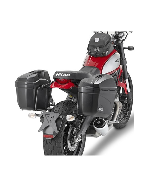 Couple Vascases Moto côté noir 5 kg 22L 22L GIVI E22N - 2