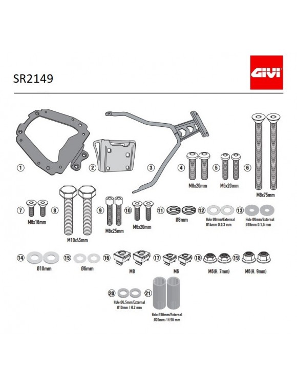 Givi sr2149 luggage Monokey/Monolock Yamaha X-Max 125-300,tricity - 3