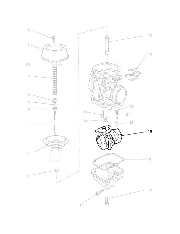 Schwimmer für Vergaser, Original-Ersatzteil von Triumph 1240061-t0301 - 4 Schwimmer für Vergaser, Original-Ersatzteil von Triumph 1240061-t0301 - 4