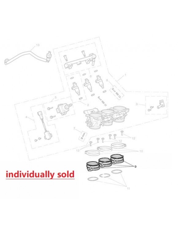 T1240253 Daytona Kit juntas corporales,triple calle/r,tigre 800/xc - 3