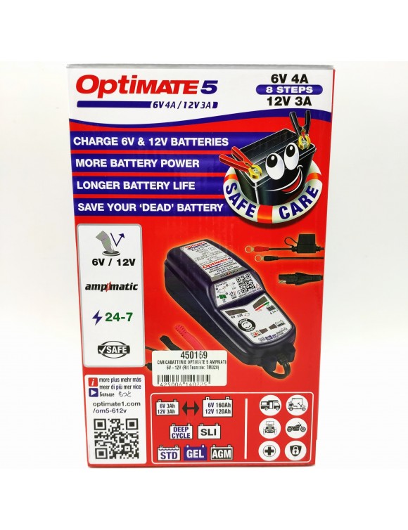 Optimate 5 Universal-Ladegerät und Erhaltungsladegerät für Blei-Säure-Motorradbatterien 6V-12V - 2 Optimate 5 Universal-Ladegerät und Erhaltungsladegerät für Blei-Säure-Motorradbatterien 6V-12V - 2