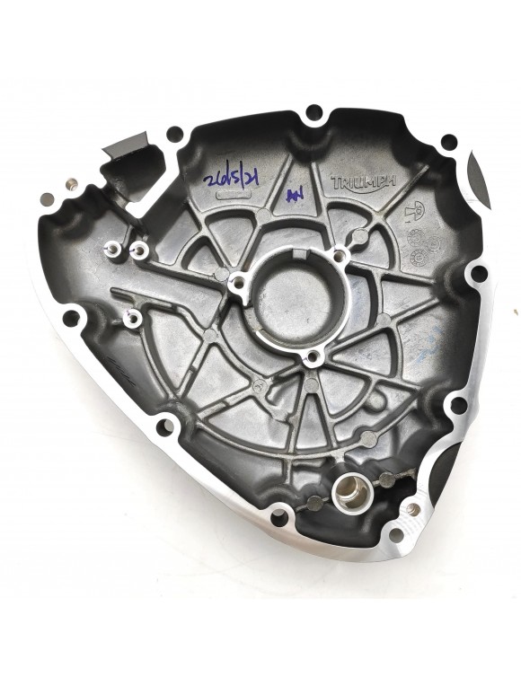 Graphite alternator cover,Triumph T1267210 replacement - 3