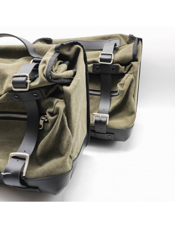 Pareja Bolsas laterales es suaves 2S001420 MOTO GUZZI V7 Piedra-especial E5 - 3