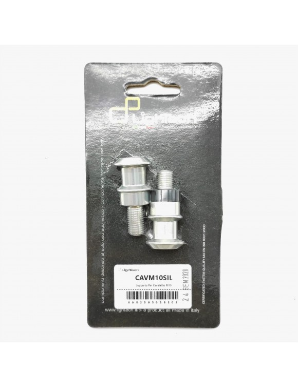 Coppia Supporti Cavalletto Moto In Alluminio – Bobine Adattatore Per Alzamoto Con Vite M6 – Colore Blu