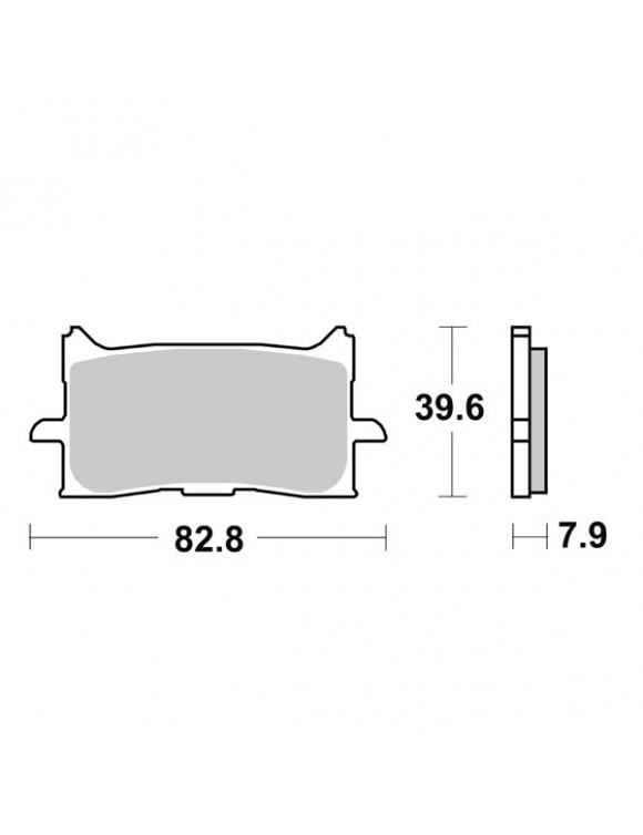 Pastillas freno delanteras 940hs Honda África Twin,NSS,CBR 300-650-750-1000-1100 - 2 Pastillas freno delanteras 940hs Honda África Twin,NSS,CBR 300-650-750-1000-1100 - 2