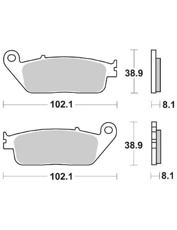 Pays frein avant SBS 627HF Cagiva,Honda,Kawasaki,Suzuki,Triumph,Yamaha - 2 Pays frein avant SBS 627HF Cagiva,Honda,Kawasaki,Suzuki,Triumph,Yamaha - 2