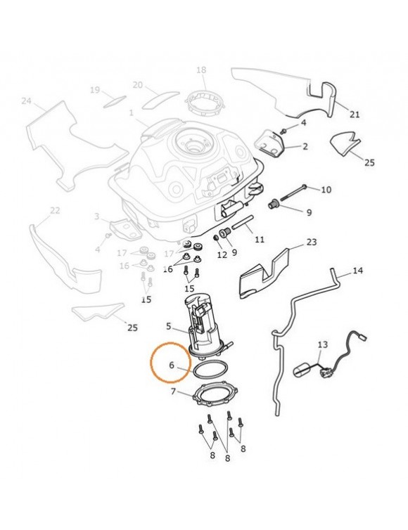 Junta la bomba gasolina,Triumph T2401887 Reemplazo - 3 Junta la bomba gasolina,Triumph T2401887 Reemplazo - 3