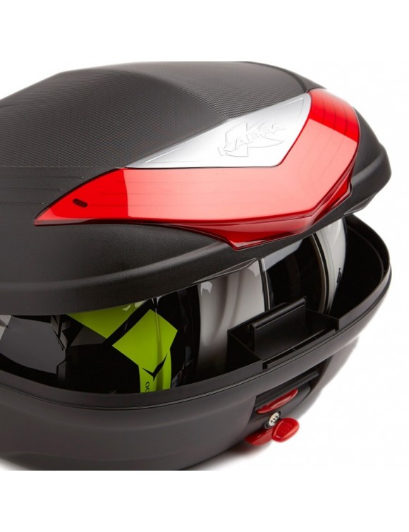 46L Monolock,Motorcycle/Scooter Box,Capacidad 2 Cascos integrales Kappa k466n - 2