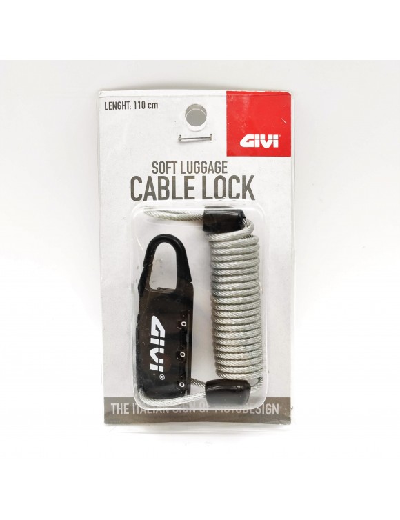 Candado cable,combinación GIVI S221 tanque suave/bolsas bicicleta laterales - 4