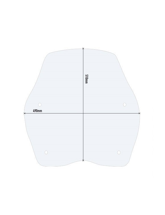 Parabrezza trasparente GIVI d1155st per Honda sh 125i-150i, niu nqi/mqi+/uqi gt - 2