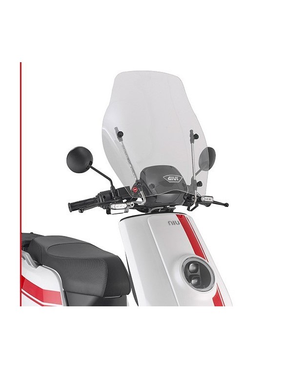 Parabrezza trasparente GIVI d1155st per Honda sh 125i-150i, niu nqi/mqi+/uqi gt - 3