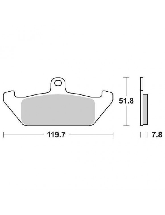 Pastiglie freno anteriore 594hf Cagiva elefant, Ducati indiana, Guzzi ntx, dt125 - 2