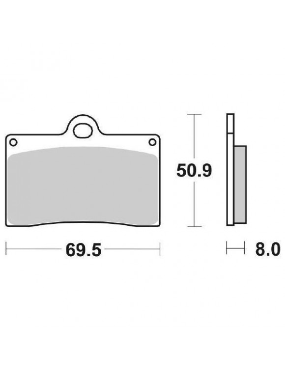 Plaquettes frein avant SBS 566HS Cagiva,Ducati,KTM,Husqvarna,Guzzi,Yama - 2